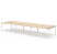TOUR LIGHT Бенч-система 6 рабочих мест 480x143 (Белый/Белый металл)