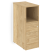 Тумба с подсветкой 5 ящиков TIP-ON завершающая, левая Onix O.R-TV-5TIP.SL 436x767x1185 (Тиквуд Светлый)