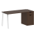 Стол письменный VR.SP-3-158.1.A 1580x720x750 (Серый/Белый Металл)