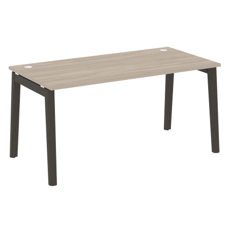 Стол рабочий на деревянных опорах Onix Wood OW.SP-4.8 1580x800x750 (Дуб Аттик/Дуб Темный)
