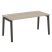 Стол рабочий на деревянных опорах Onix Wood OW.SP-4.8 1580x800x750 (Тиквуд Светлый/Дуб Темный)