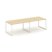 Стол переговорный SN-4O.SPRG-014 (3160х980х750) (Тиквуд Светлый/Металл Антрацит)
