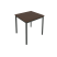 Стол письменный на металлокаркасе Slim С.СП-2 780x720x750 (Серый/Антрацит металл)