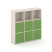Стеллаж Locker Plus LK.K-003 1188x350x1203 (Дуб Аризона)
