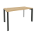 Стол рабочий на П-образном м/к Onix O.MP-SP-3.7 1380x720x750 (Тиквуд Темный/Белый Металл)