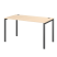 Стол на металлокаркасе Арго-М АМ-002 1200x730x760 (Ясень шимо/Антрацит)