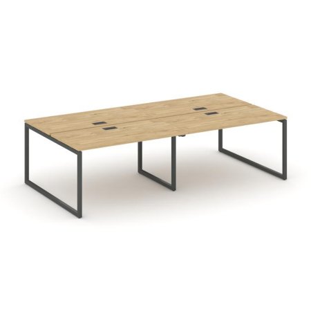 Рабочая станция 2-х сторонняя SN-4O.DRS-051 (1960х1632х750) (Тиквуд Светлый/Металл Антрацит)