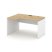 Стол рабочий эргономичный SN-D.SPA-001(L) (1380х600/980х750) (Тиквуд Светлый/Антрацит)