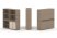 Тумба двойная + высокая надставка ES.NB.2V-13 (1500х410х1520) (Латте/Тиквуд Светлый)