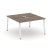 Рабочая станция 2-х сторонняя SN-6A.DRS-021 (980х1632х750) (Тиквуд Светлый/Металл Антрацит)