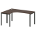 Стол криволинейный левый Metal System Style БП.СА-4 Л 1600x1200x750 (Дуб Наварра/Серый металл)