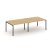 Стол переговорный SN-4P.SPRG-044.3 (3160х1180х750) (Тиквуд Светлый/Металл Антрацит)