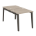 Рабочая станция на деревянных опорах Onix Wood OW.D.RS-2.0.8 780x1635x750 (Тиквуд Светлый/Дуб Темный)