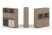 Тумба двойная + высокая надставка ES.NB.2V-13 (1500х410х1520) (Латте/Тиквуд Светлый)