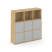 Стеллаж Locker Plus LK.K-003 1188x350x1203 (Дуб Аризона)