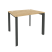 Стол рабочий на П-образном м/к Onix O.MP-SP-1.8 980x800x750 (Тиквуд Темный/Белый Металл)
