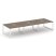 Рабочая станция 2-х сторонняя SN-5O.DRS-081 (2940х1632х750) (Тиквуд Светлый/Металл Антрацит)