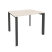 Стол рабочий на П-образном м/к Onix O.MP-SP-1.8 980x800x750 (Тиквуд Темный/Белый Металл)