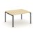 Стол переговорный SN-5P.SPRG-032.3 (1180х1180х750) (Тиквуд Светлый/Металл Антрацит)