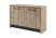 Тумба с двумя дверями Torston T-12-02 1494x520x970 (Дуб Бунратти/Антрацит)