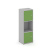 Стеллаж Locker Plus LK.K-001 408x350x1203 (Дуб Аризона)