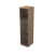 9П.004.7 Пенал со стеклом (400x450x1645) (Teakwood)