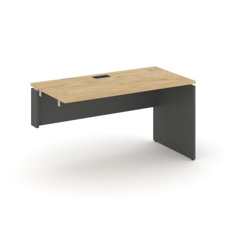 Стол-приставка к опорным элементам SN-D.OPRS-014(L) (1580х700х750) (Тиквуд Светлый/Антрацит)