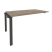 Наборный элемент рабочей станции на П-образном м/к Onix O.MP-1.NRS-3.8 1380x800x750 (Тиквуд Темный/Белый Металл)