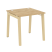 Стол рабочий на деревянных опорах Onix Wood OW.SP-0.8 780x800x750 (Тиквуд Светлый/Дуб Темный)