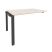 Наборный элемент рабочей станции на П-образном м/к Onix O.MP-1.NRS-2.8 1180x800x750 (Тиквуд Темный/Белый Металл)