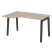 Стол эргономичный левый на деревянных опорах Onix Wood OW.SA-2L 1380x980x750 (Тиквуд Светлый/Дуб Темный)