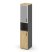 Шкаф высокий узкий SN.STU-106(L) (400х400х1982) (Антрацит/Тиквуд Светлый/Сатин)