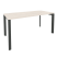 Стол рабочий на П-образном м/к Onix O.MP-SP-4.7 1580x720x750 (Тиквуд Темный/Белый Металл)