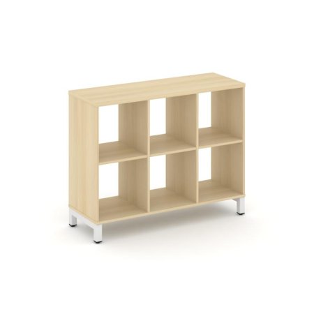 Каркас стеллажа 2 яруса SN.KS-230 (1121х400х881) (Акация Лорка/Металл Белый)