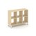 Каркас стеллажа 2 яруса SN.KS-230 (1121х400х881) (Антрацит/Тиквуд Светлый/Металл Антрацит)