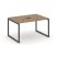 Стол переговорный SN-4O.SPRG-001 (980х980х750) (Тиквуд Светлый/Металл Антрацит)