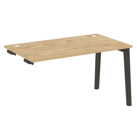 Стол-приставка к опорным элементам на деревянных опорах Onix Wood OW.SPR-3.8 1380x800x750 (Тиквуд Светлый/Дуб Темный)