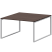 Стол переговорный на металлокаркасе Арго-М АМП.О-002.123 1200x1236x760 (Ясень шимо/Антрацит)
