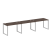 Рабочая станция Metal System Style БО.СМ-3.2 3600x720x750 (Дуб Наварра/Серый металл)