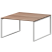 Стол переговорный на металлокаркасе Арго-М АМП.О-002.123 1200x1236x760 (Ясень шимо/Антрацит)