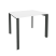 Стол рабочий на П-образном м/к Onix O.MP-SP-1.8 980x800x750 (Тиквуд Темный/Белый Металл)