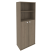Шкаф высокий широкий Style Л.СТ-1.6 778x410x1980 (Вяз Благородный)