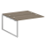 Проходной наборный элемент рабочей станции Metal System Style БО.ПРС-СП-2.3 1400x1475x750 (Дуб Наварра/Серый металл)