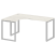 Стол криволинейный левый Metal System Style БО.СА-4 Л 1600x1200x750 (Дуб Наварра/Серый металл)