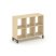 Каркас стеллажа 2 яруса SN.KS-230 (1121х400х881) (Антрацит/Тиквуд Светлый/Металл Антрацит)