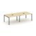 Стол переговорный SN-4P.SPRG-044 (3160х1180х750) (Тиквуд Светлый/Металл Антрацит)