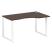 Стол криволинейный правый Metal System Style БО.СА-2 Пр 1400x900x750 (Дуб Наварра/Серый металл)