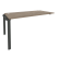 Наборный элемент рабочей станции на П-образном м/к Onix O.MP-1.NRS-4.8 1580x800x750 (Тиквуд Темный/Белый Металл)