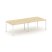 Стол переговорный SN-4P.SPRG-044 (3160х1180х750) (Тиквуд Светлый/Металл Антрацит)