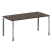 Стол рабочий руководителя на П-обр. м/к БП.СРР-4.8 1600x800x750 (Вяз Благородный/Нерж. Сталь)